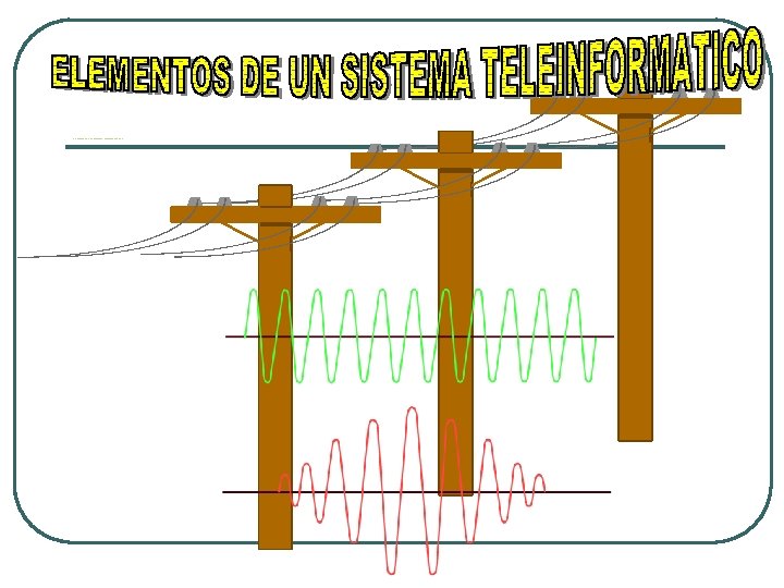 Elementos de un sistema Teleinformático Elementos de un sistema Teleinformático