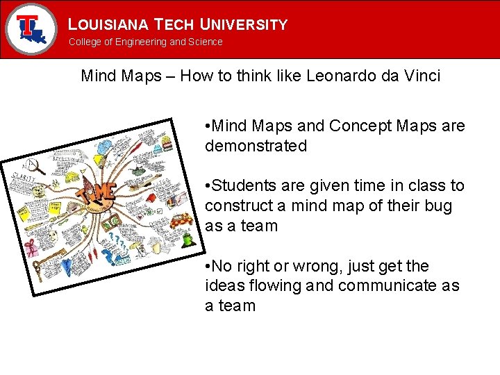 LOUISIANA TECH UNIVERSITY MECHANICAL ENGINEERING PROGRAM College of Engineering and Science Mind Maps – LOUISIANA TECH UNIVERSITY MECHANICAL ENGINEERING PROGRAM College of Engineering and Science Mind Maps –