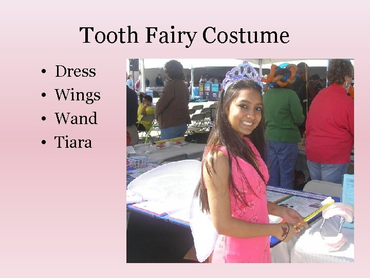 Tooth Fairy Costume • • Dress Wings Wand Tiara 