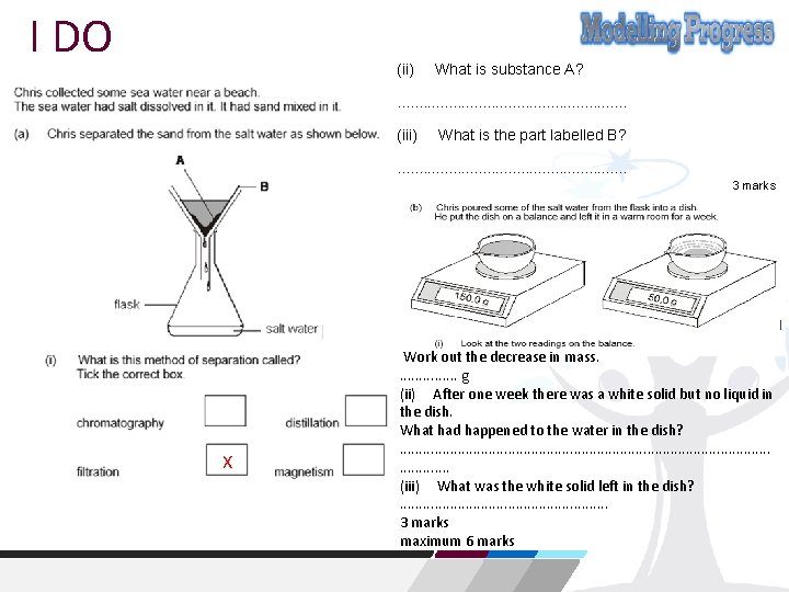 I DO (ii) What is substance A? . . . (iii) What is the