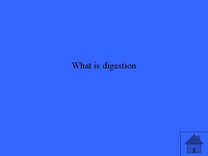 What is digestion 