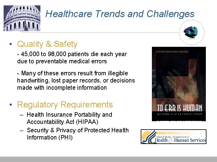 Healthcare Trends and Challenges • Quality & Safety - 45, 000 to 98, 000