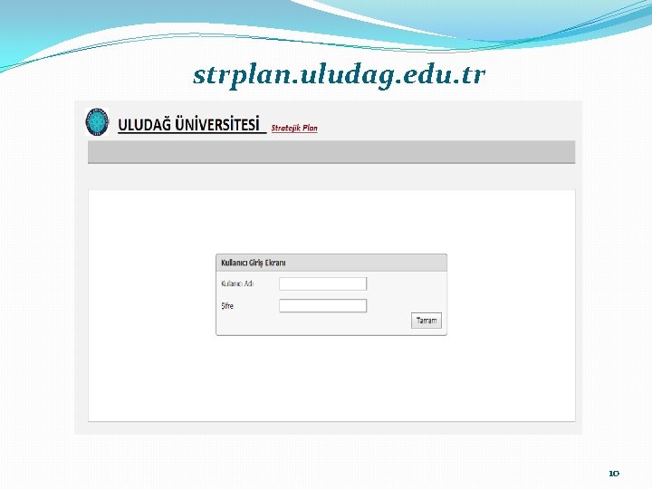 strplan. uludag. edu. tr 10 