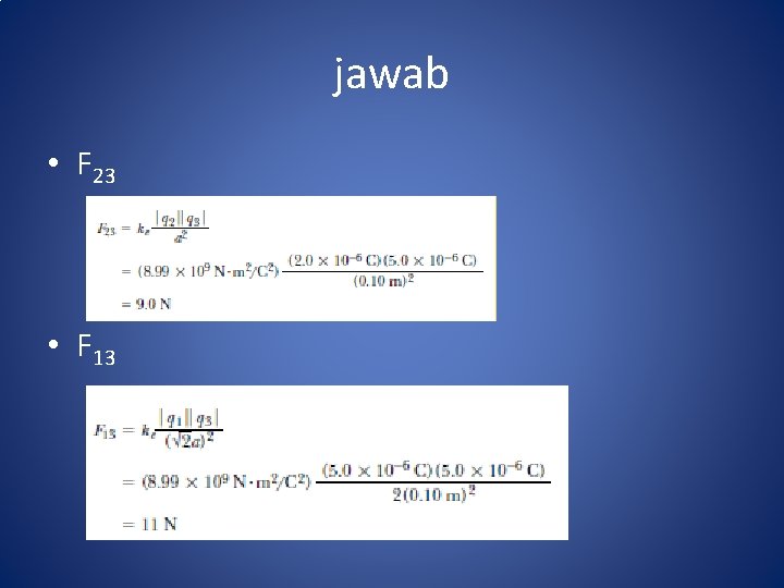 jawab • F 23 • F 13 