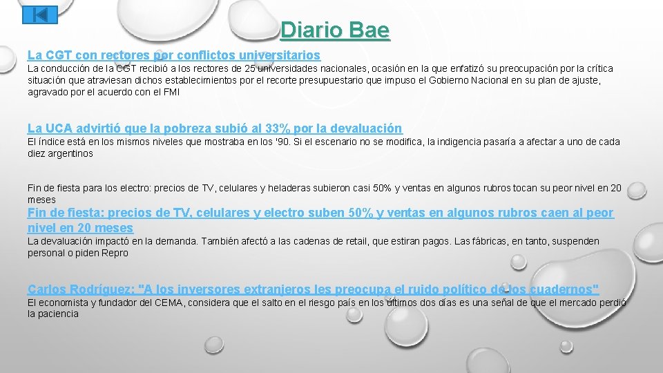 Diario Bae La CGT con rectores por conflictos universitarios La conducción de la CGT