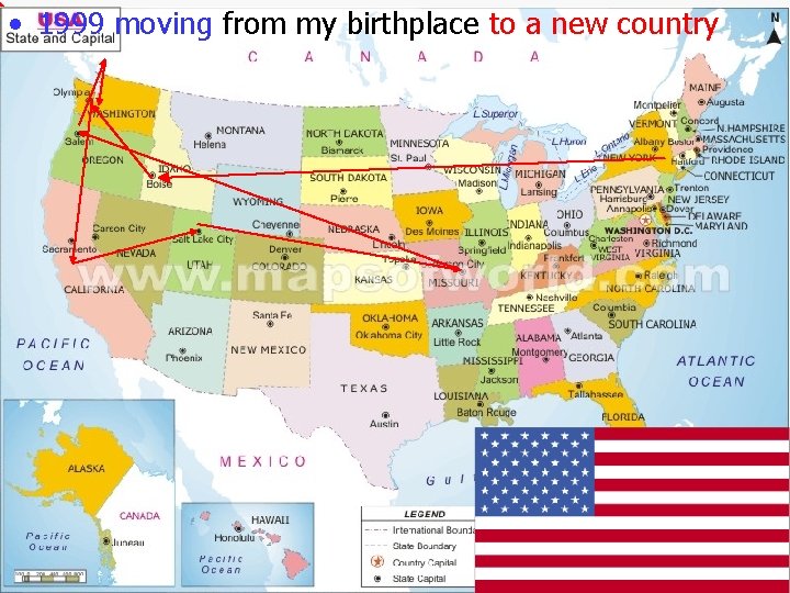  • 1999 moving from my birthplace to a new country 