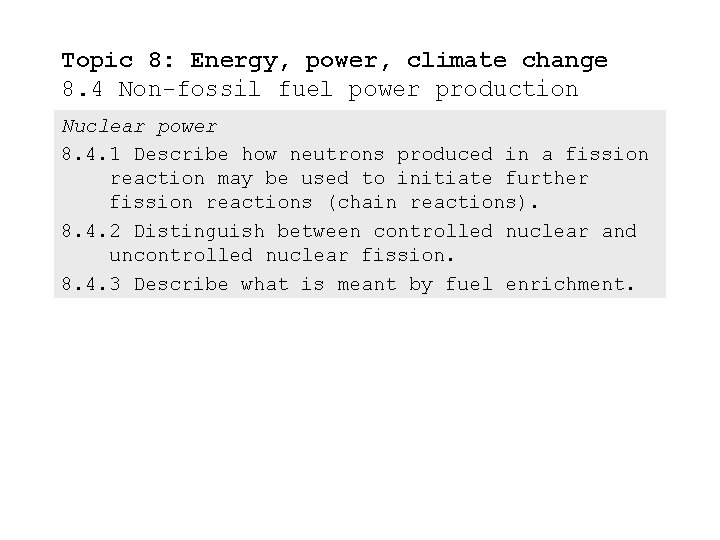 Topic 8 Energy power climate change 8 4