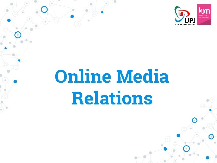 Online Media Relations 