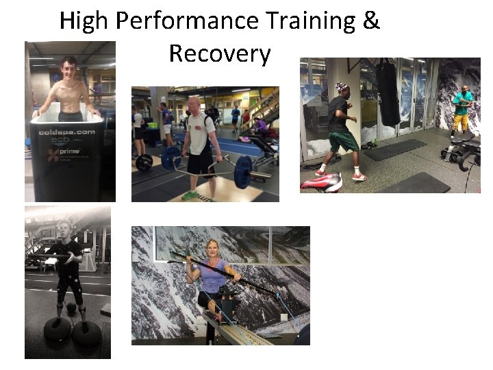 High Performance Training & Recovery 