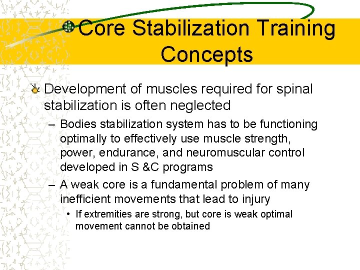 Establishing Core Stability in Rehabilitation Techniques for Sports