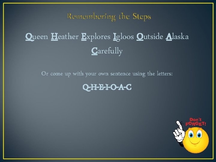 Remembering the Steps Queen Heather Explores Igloos Outside Alaska Carefully Or come up with