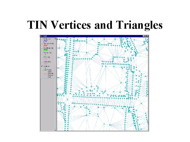 TIN Vertices and Triangles 