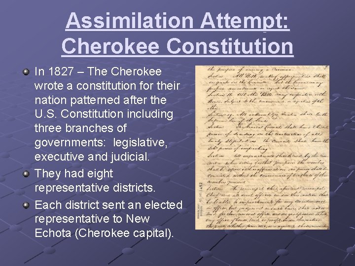 Georgias Native Nation And The Trail of Tears