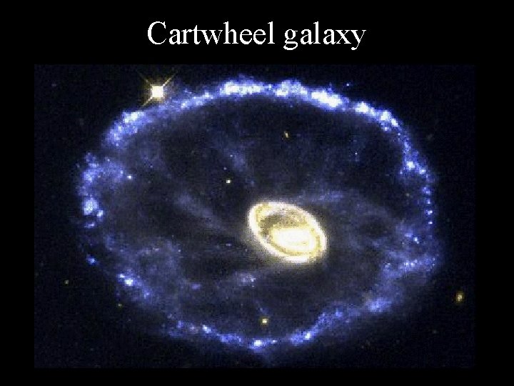Cartwheel galaxy 