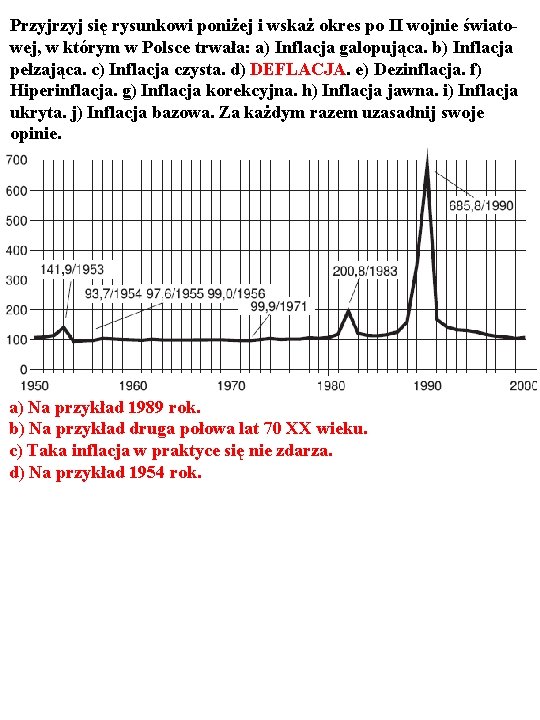 Przyj się rysunkowi poniżej i wskaż okres po II wojnie światowej, w którym w