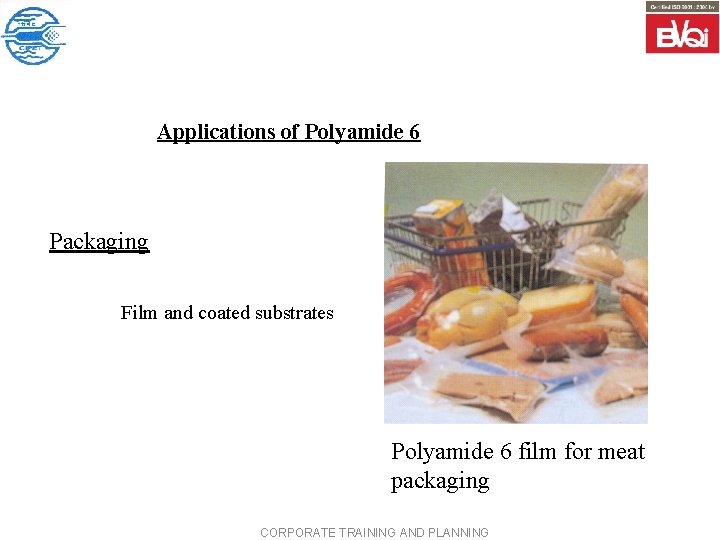 Applications of Polyamide 6 Packaging Film and coated substrates Polyamide 6 film for meat