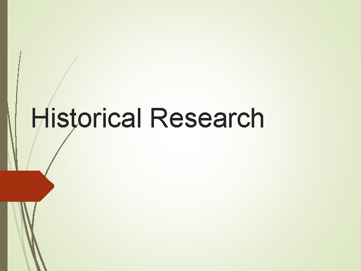 Historical Research 