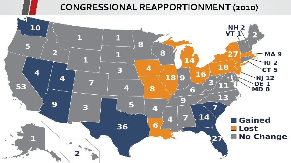 CONGRESSIONAL REAPPORTIONMENT (2010) 
