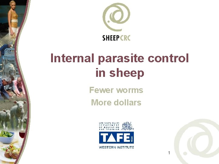 Internal parasite control in sheep Fewer worms More dollars 1 