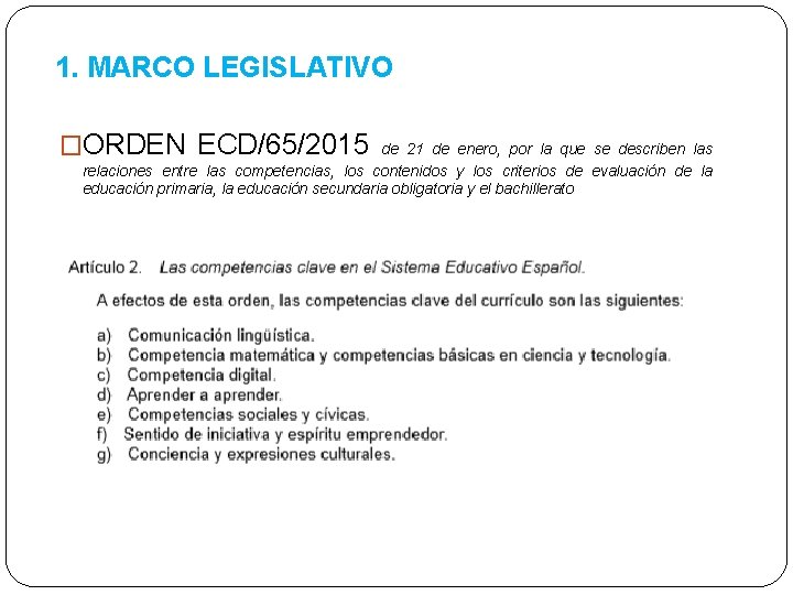 EVALUACIN DE LAS COMPETENCIAS CLAVE CEIP GENERACIN DEL