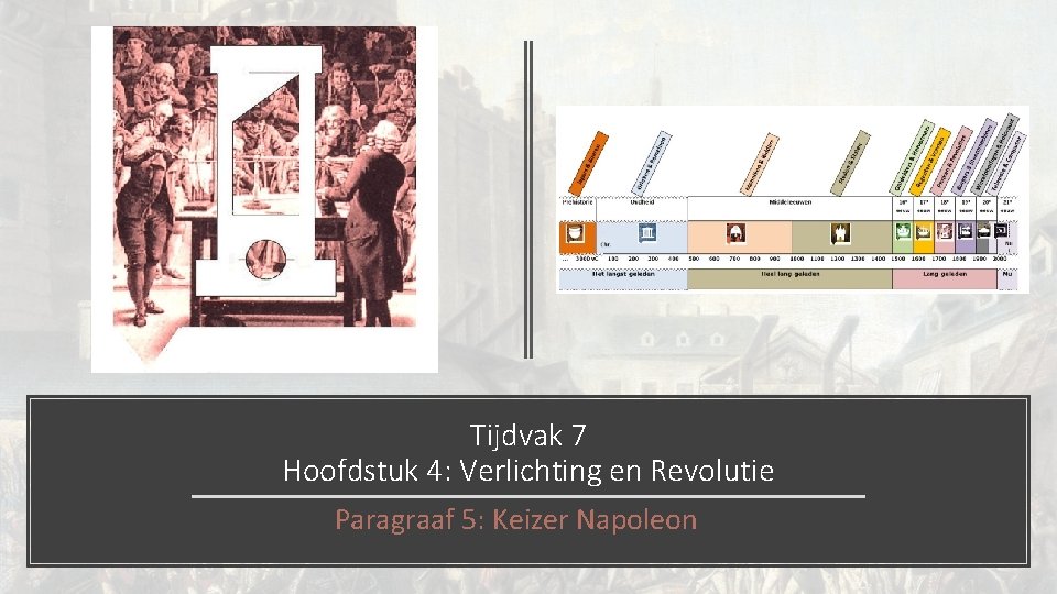 Tijdvak 7 Hoofdstuk 4: Verlichting en Revolutie Paragraaf 5: Keizer Napoleon 