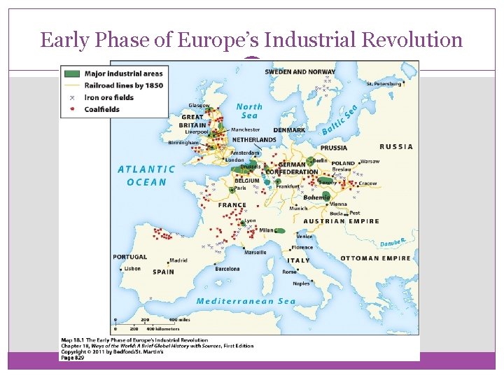 Early Phase of Europe’s Industrial Revolution 