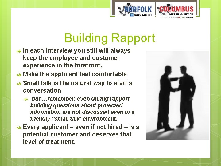 Behavioral Interview Training For Managers Purpose of the