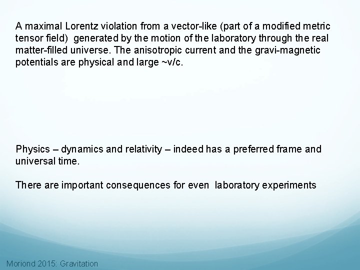 A maximal Lorentz violation from a vector-like (part of a modified metric tensor field)