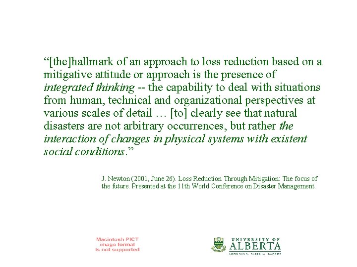 “[the]hallmark of an approach to loss reduction based on a mitigative attitude or approach