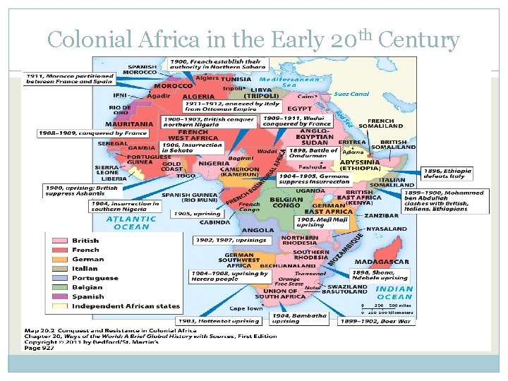 Colonial Africa in the Early 20 th Century 