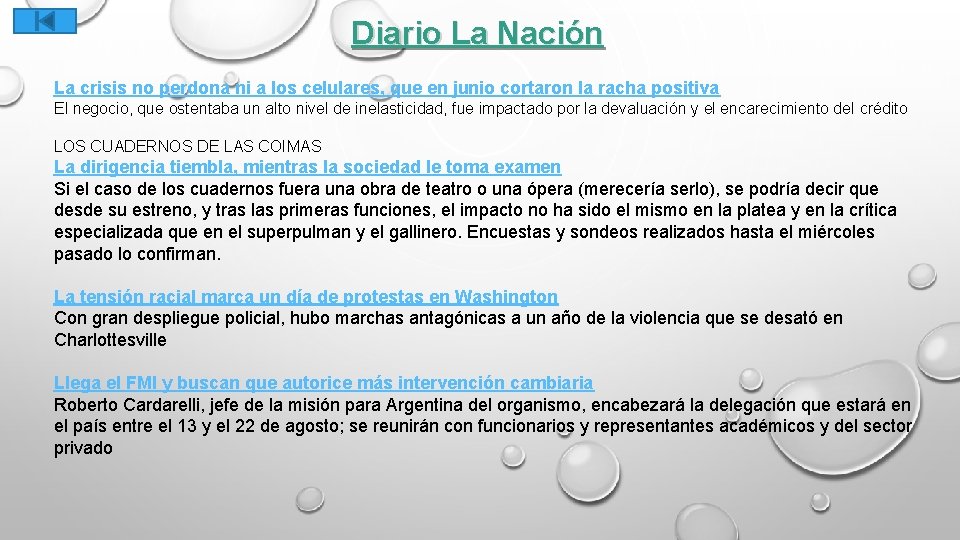 Diario La Nación La crisis no perdona ni a los celulares, que en junio