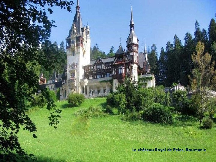 Le château Royal de Peles, Roumanie 