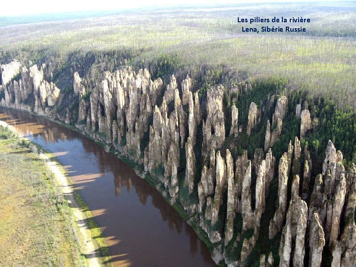 Les piliers de la rivière Lena, Sibérie Russie 