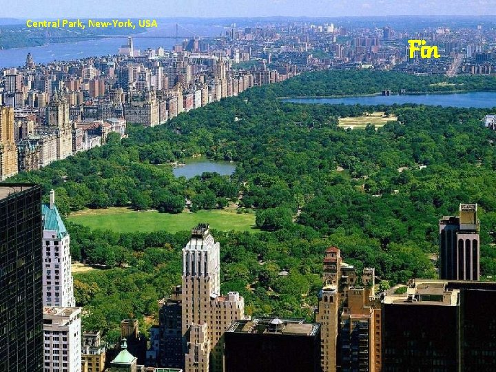 Central Park, New-York, USA Fin 