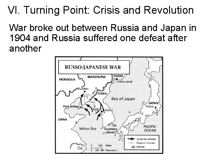VI. Turning Point: Crisis and Revolution War broke out between Russia and Japan in