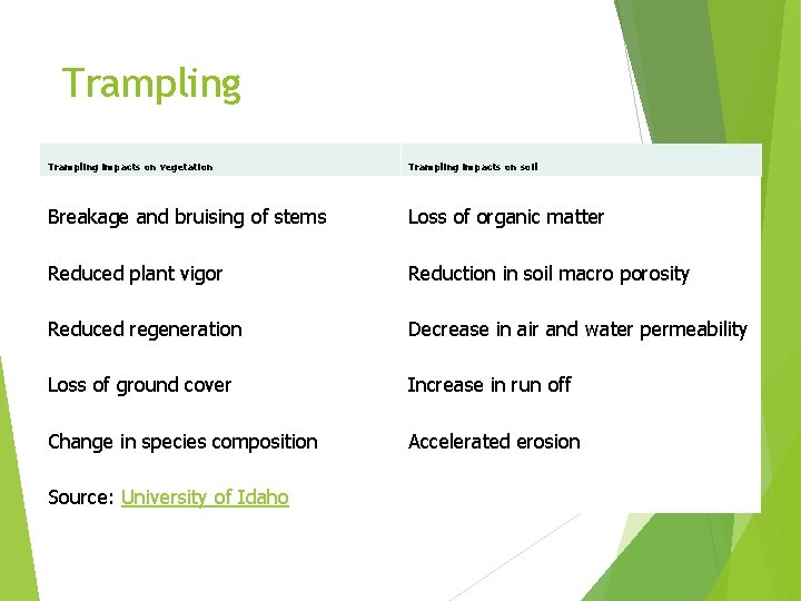 IMPACT OF TOURISM ON FRAGILE ENVIRONMENTS Negative impacts