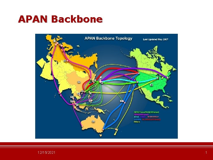 APAN Backbone 12/15/2021 1 