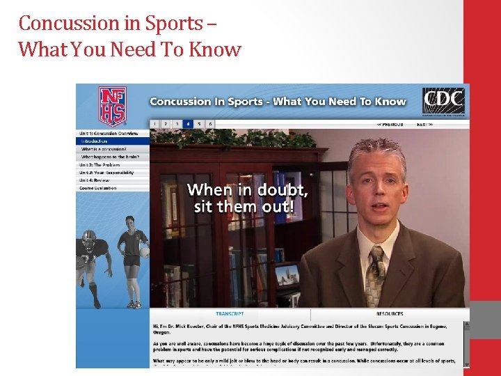 Concussion in Sports – What You Need To Know 