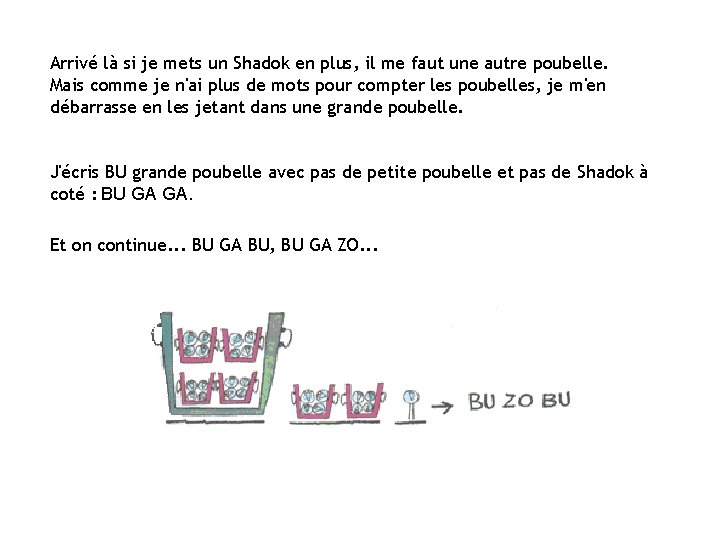 Arrivé là si je mets un Shadok en plus, il me faut une autre