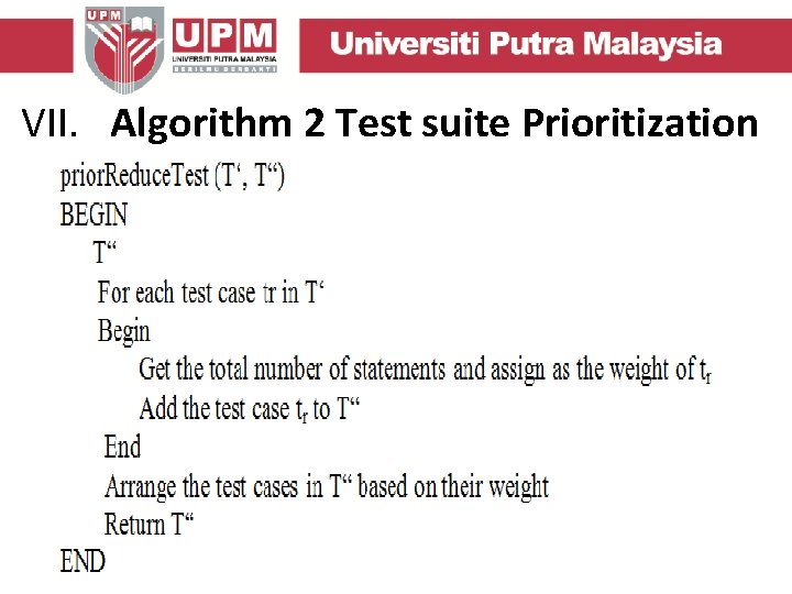 TEST SUITE REDUCTION AND PRIORITIZATION FRAMEWORK IN REGRESSION
