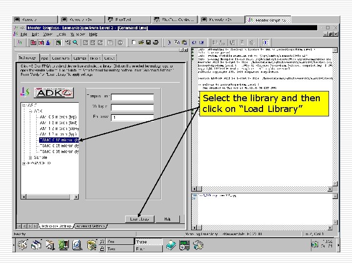 Select the library and then click on “Load Library” Spring 09, Jan 9 ELEC