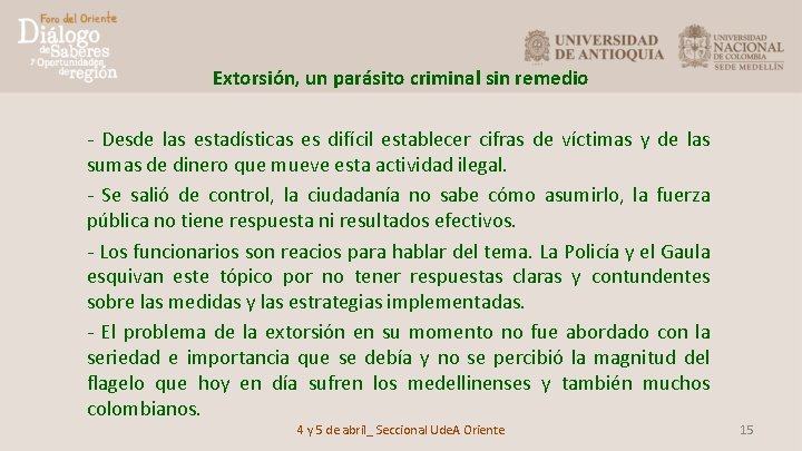 Extorsión, un parásito criminal sin remedio - Desde las estadísticas es difícil establecer cifras