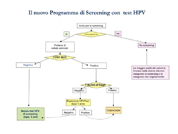 HPV test Pap test di triage 