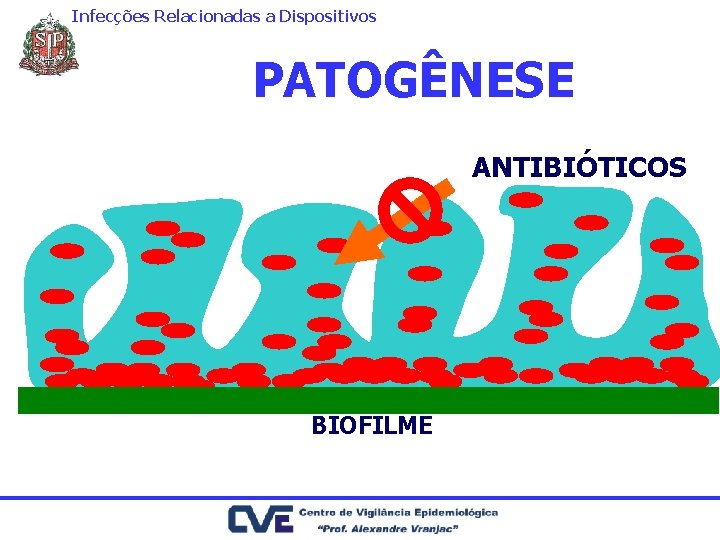 Infecções Relacionadas a Dispositivos PATOGÊNESE ANTIBIÓTICOS BIOFILME 