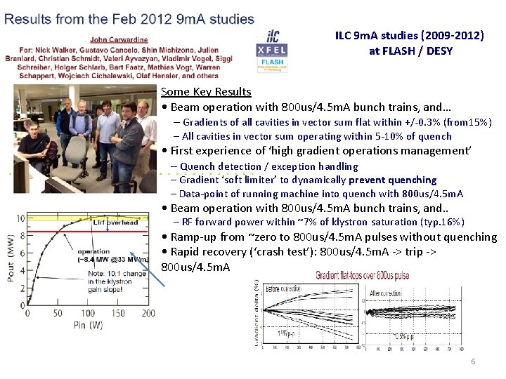 ILC 9 m. A studies (2009 -2012) at FLASH / DESY Some Key Results