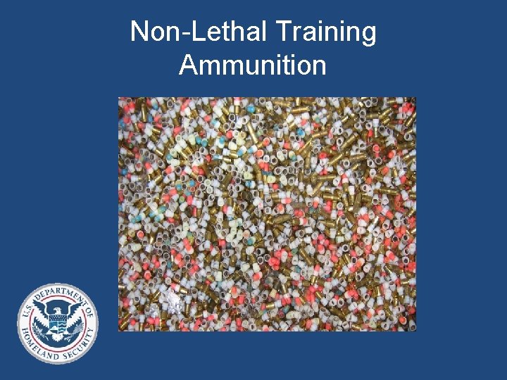 Non-Lethal Training Ammunition 