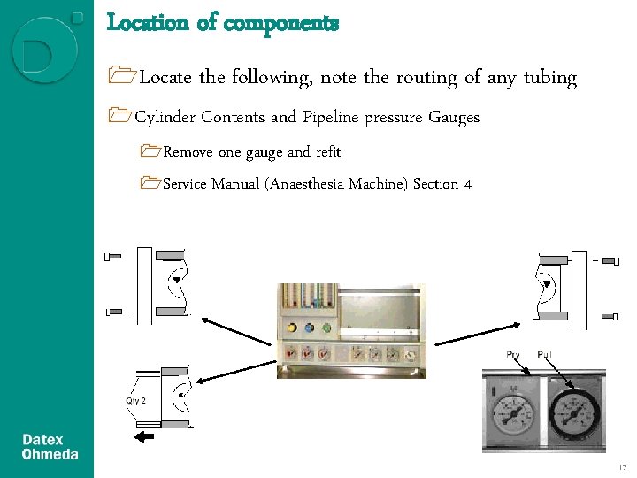 Location of components 1 Locate the following, note the routing of any tubing 1 Location of components 1 Locate the following, note the routing of any tubing 1