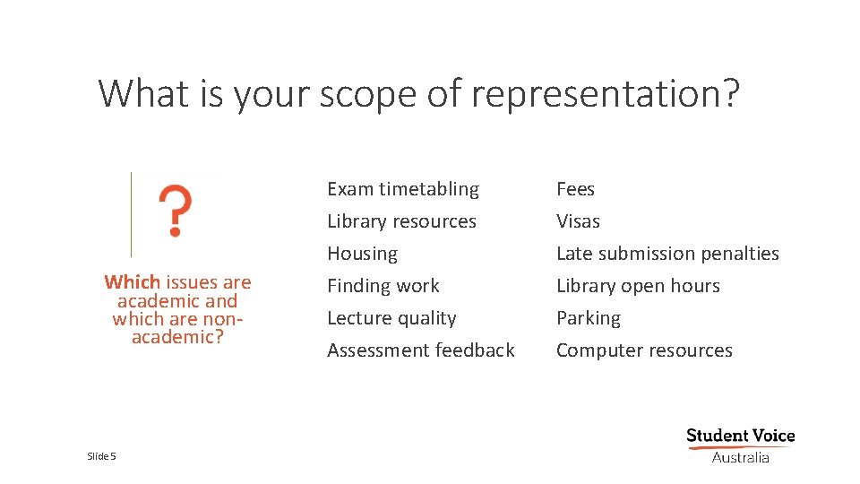 What is your scope of representation? This activity has been sourced from resources available