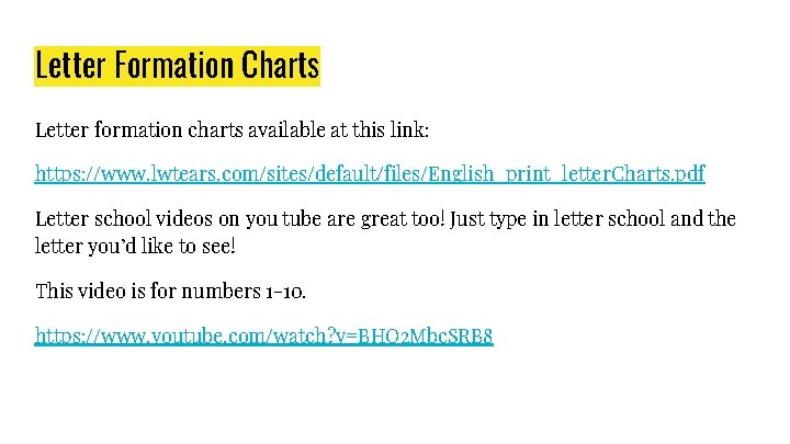 Letter Formation Charts Letter formation charts available at this link: https: //www. lwtears. com/sites/default/files/English_print_letter.