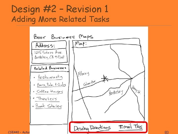 Design #2 – Revision 1 Adding More Related Tasks CSE 440 - Autumn 2008